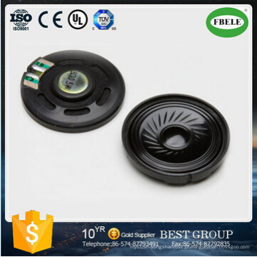 Fbf40-1n Zhengjiang Novo Mais barato 86dB 40mm Mylar Speaker com 8 ohm (FBELE)